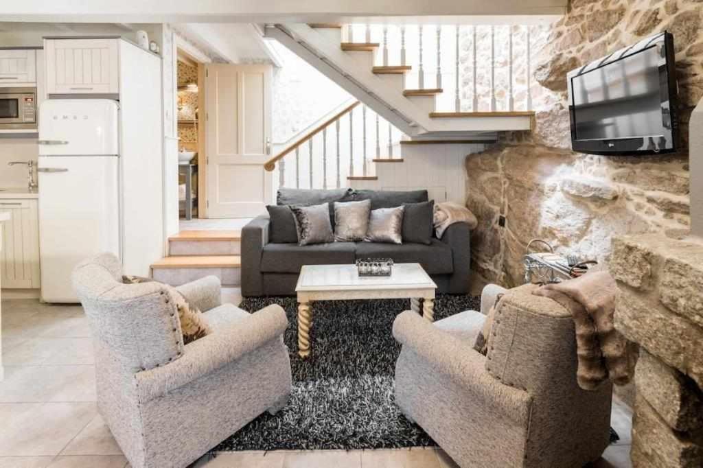 Casa De Carmen Banera Chimenea De Lena Y Terraza Villa Corcubión Eksteriør billede