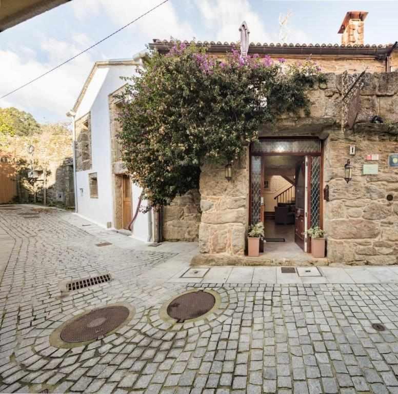 Casa De Carmen Banera Chimenea De Lena Y Terraza Villa Corcubión Eksteriør billede