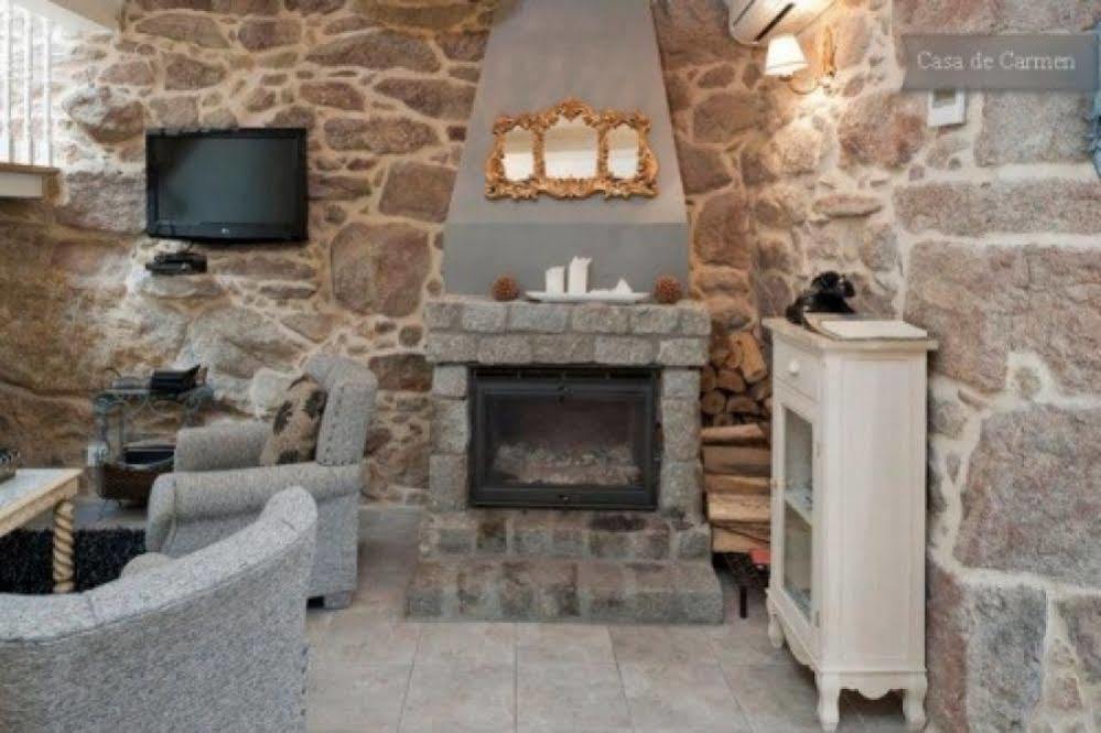 Casa De Carmen Banera Chimenea De Lena Y Terraza Villa Corcubión Eksteriør billede
